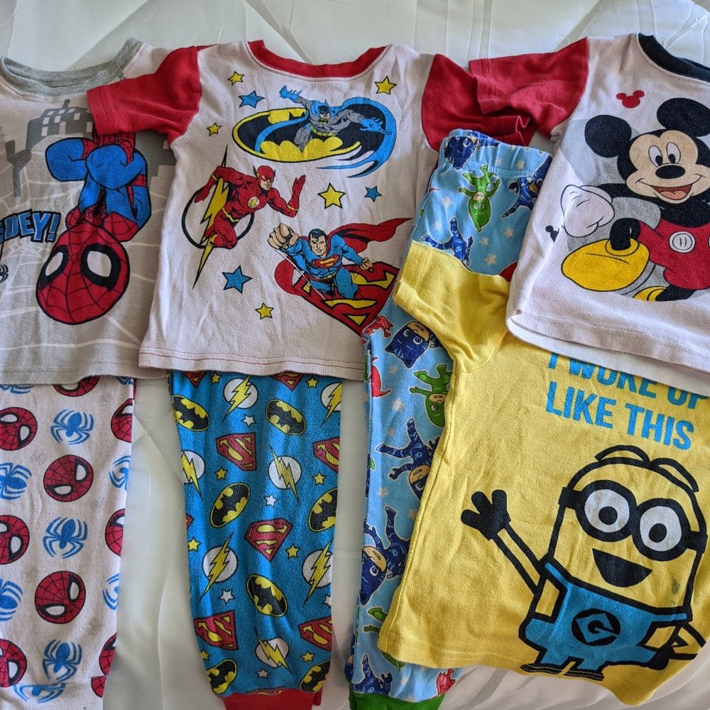 Character Pajama Sets 5T